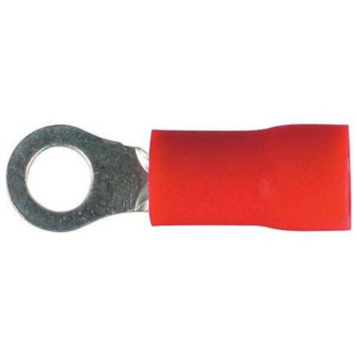 Thunder Crimp Terminal Ring Red 3mm 25pc