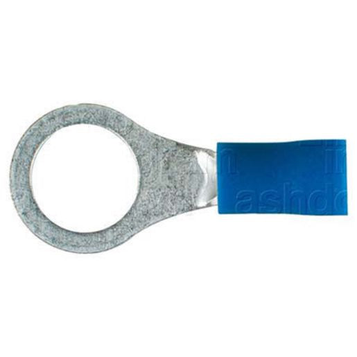 Thunder Crimp Terminal Ring Blue 8.4mm 14pc