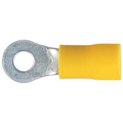 Thunder Crimp Terminal Ring Yellow 4.3mm 14pc