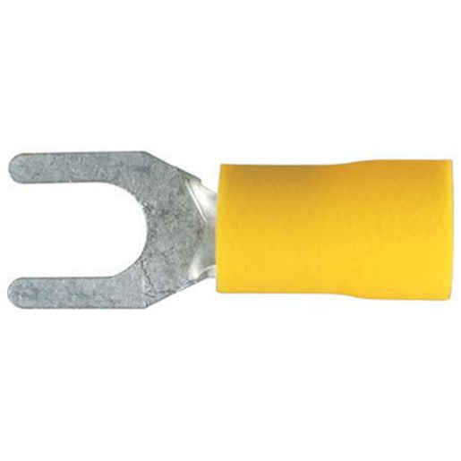 Thunder Fork Crimp Terminal Yellow 5mm 20pc