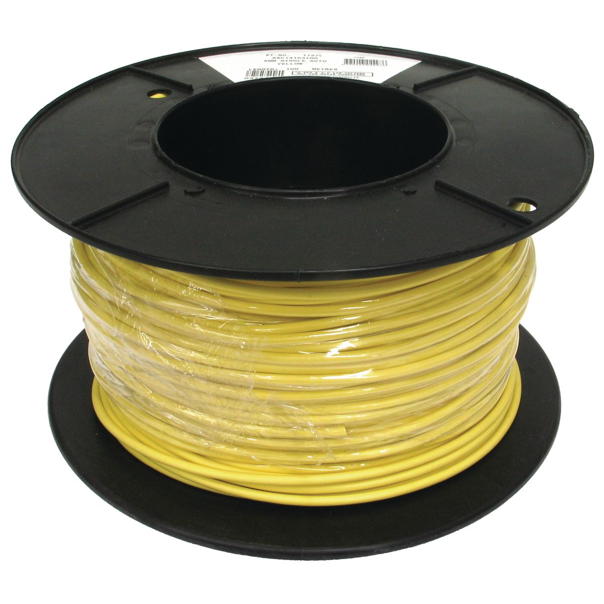 OEX Automotive Cable Single Core 5mm Yellow 100M Roll ACX0756L
