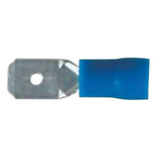 Thunder Crimp Terminal Insulated Male Blade Blue 6.3mm 14pc