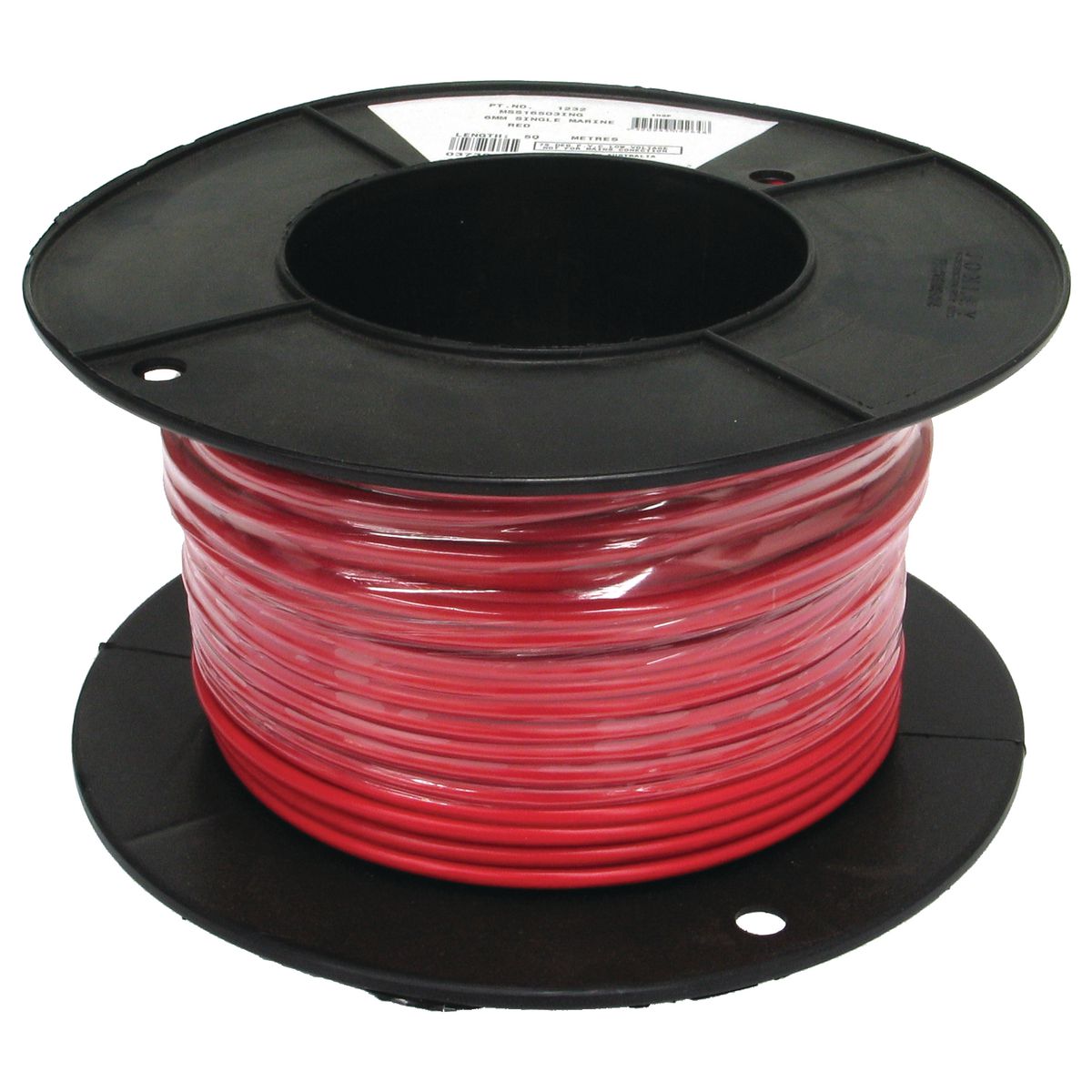 OEX Marine Cable 30A Single Core 6mm x 50m Red ACX0963