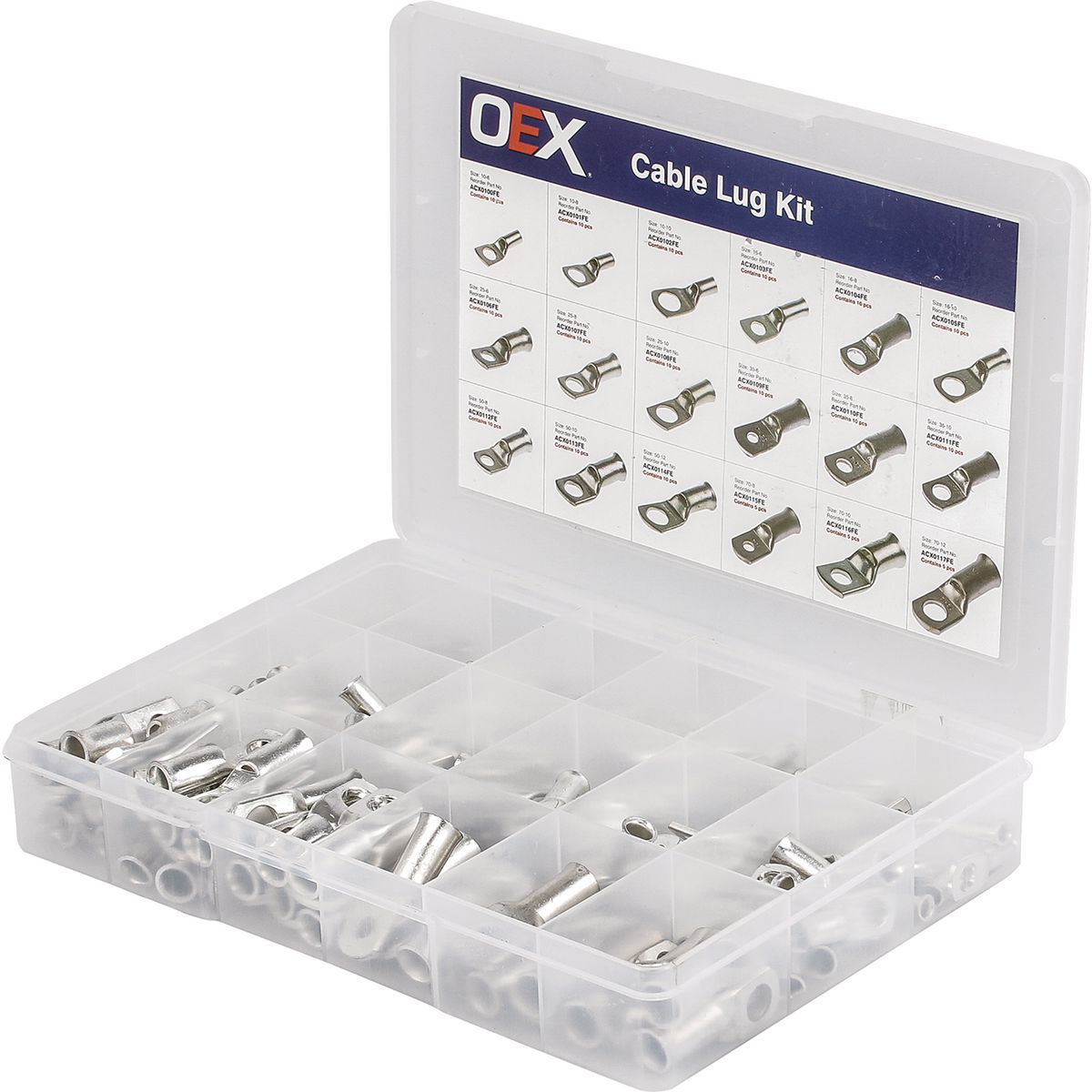 OEX Cable Lug Flare Entry Lug Kit (Pack of 165) ACX0120FE