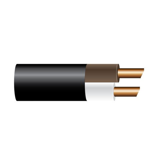 OEX 2.5mm Single Core Automotive Cable, White - 30M Roll ACX0695