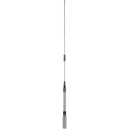 GME UHF CB Whip Antenna 6.6dB 860mm w/ Elevated Feed Base Black AE4017K2