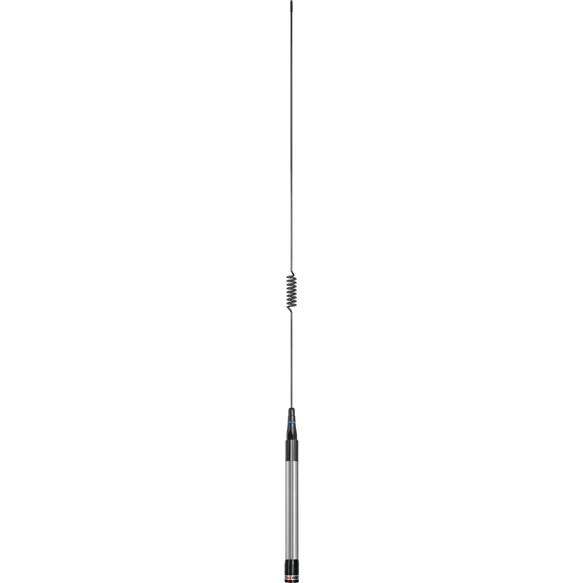 GME UHF CB Whip Antenna 6.6dB 780mm w/ Elevated Feed Head Black Stainless Steel AE4017K1
