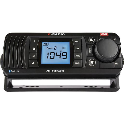GME Marine Stereo Black Bluetooth AM/FM GR300BTB