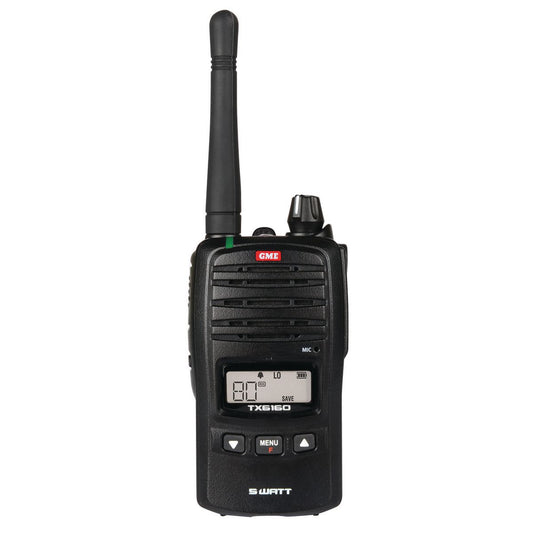 GME 5/1W IP67 UHF CB Handheld Radio TX6160X