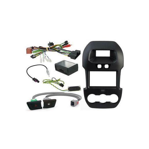 Aerpro Double Din Headunit Installation Kit Black Suits Ford Ranger 4.2"" OEM Display FP8083KC