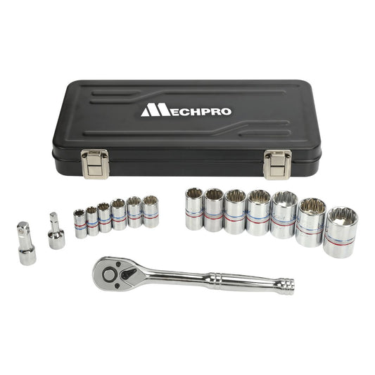 Mechpro Double-Ended Socket Set 16pc