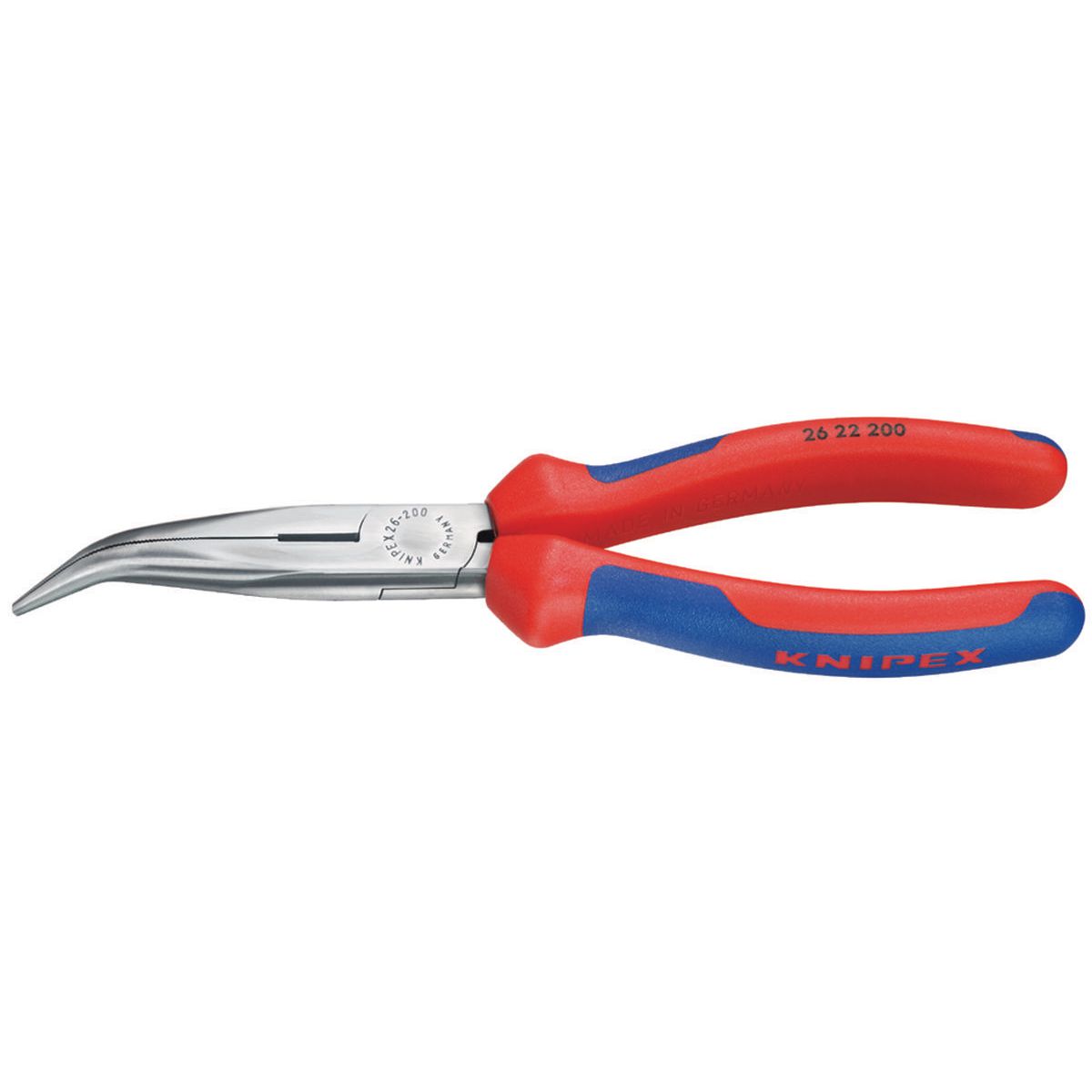 KNIPEX Snipe Nose Pliers Bent 200mm 2622200