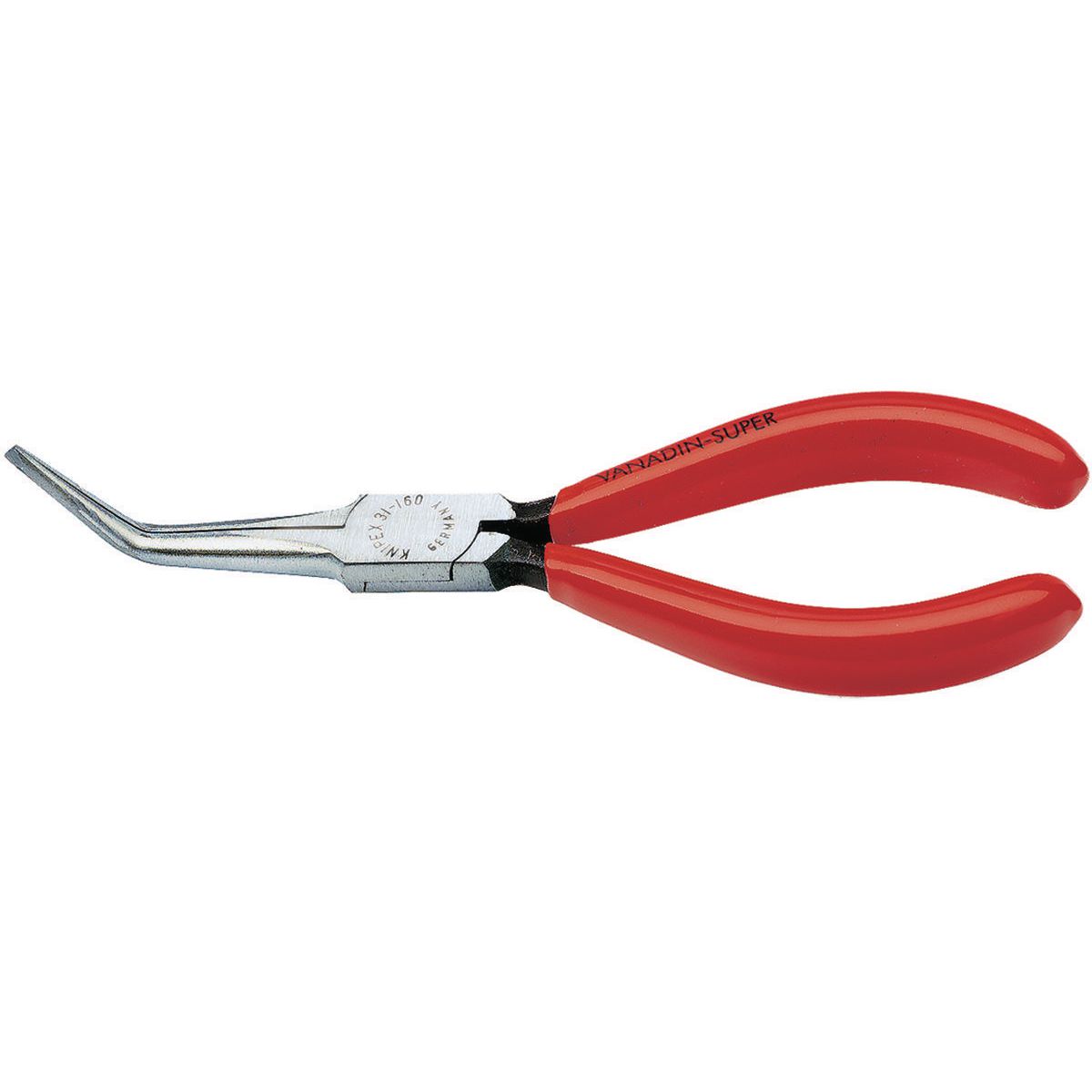 KNIPEX Needle Nose Gripping Pliers Bent 160mm 3121160