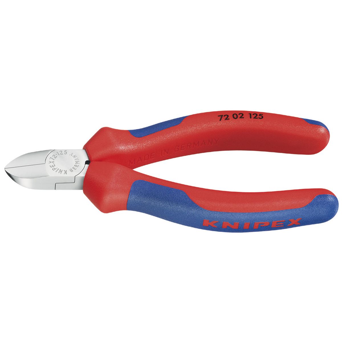 KNIPEX Diagonal Cutting Pliers For Plastic 125mm 7202125