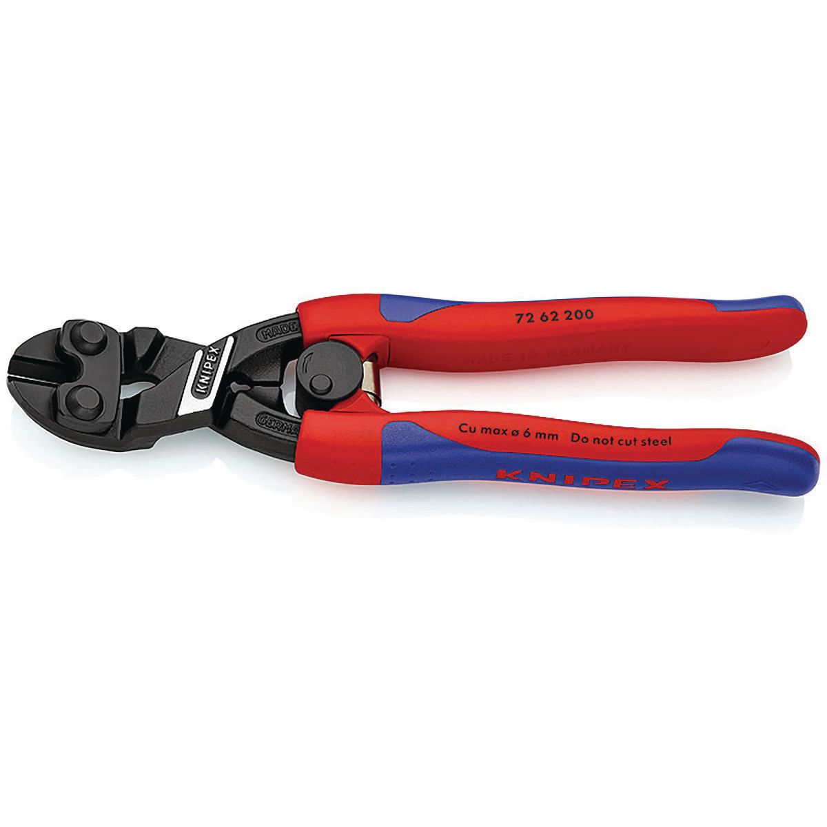 KNIPEX High Leverage Flush Cutting Pliers 200mm 7262200