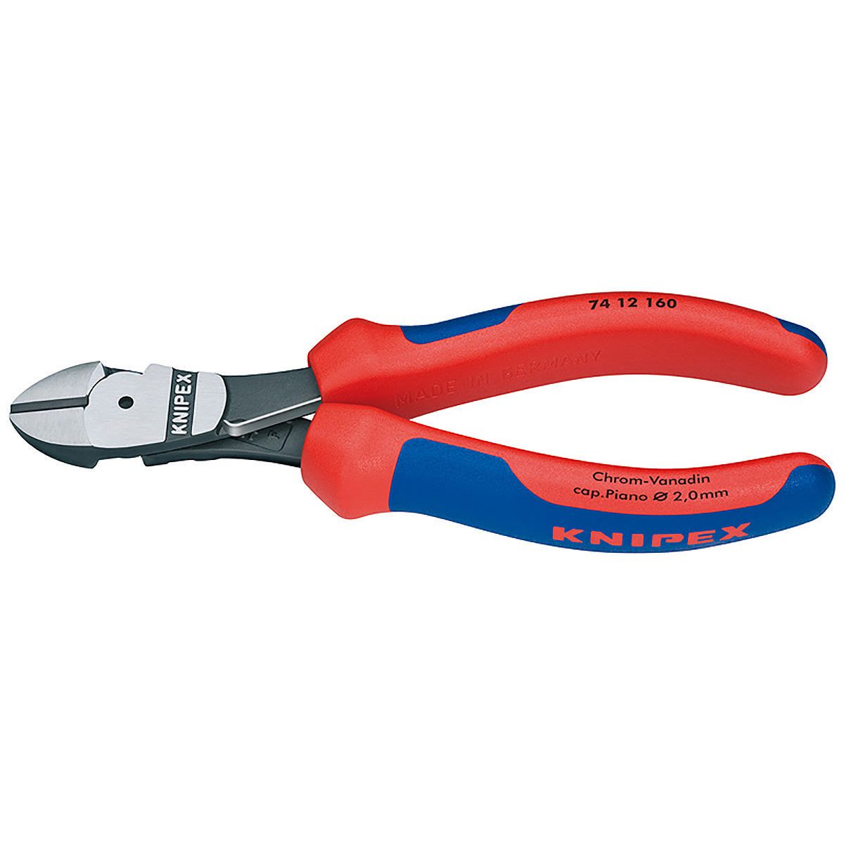 KNIPEX High Leverage Diagonal Cutting Pliers 160mm 7412160
