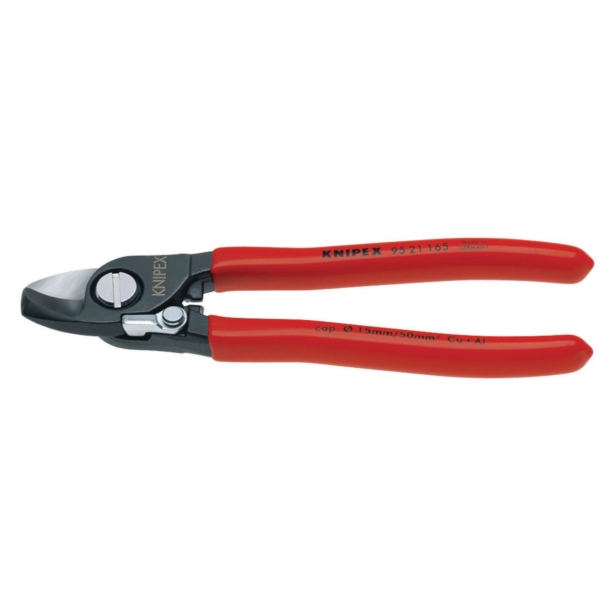 KNIPEX Cable Shears w/ Spring 165mm 9521165