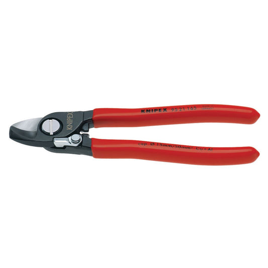 KNIPEX Cable Shears w/ Spring 165mm 9521165