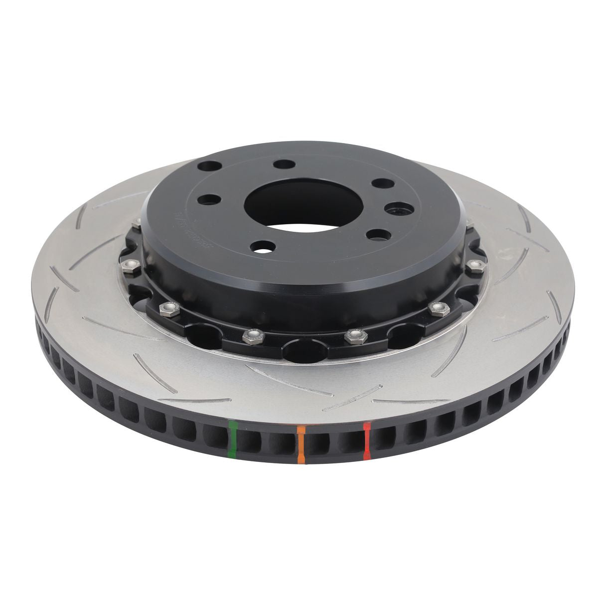 DBA T3 5000 Slotted 2Pc Brake Rotor Rear LH DBA52903BLKLS