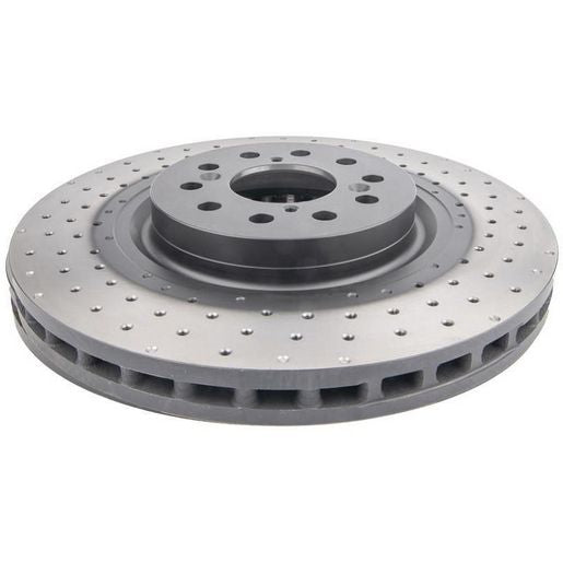 DBA XD 4000 Drilled Dimpled Wave Brake Rotor Single 345mm Front DBA42808WSLVXD
