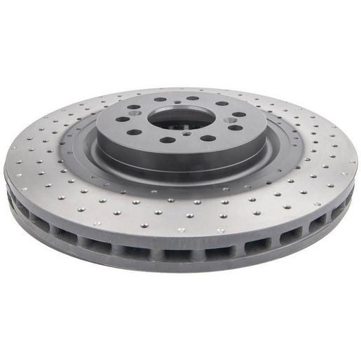 DBA XD 4000 Drilled Dimpled Brake Rotor Single 350mm Rear DBA42281SLVXD