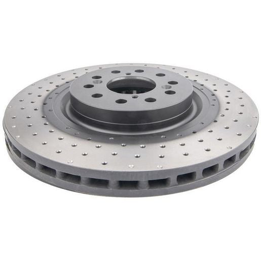 DBA XD 4000 Drilled Dimpled Brake Rotor 372mm Rear RH DBA42069RXD