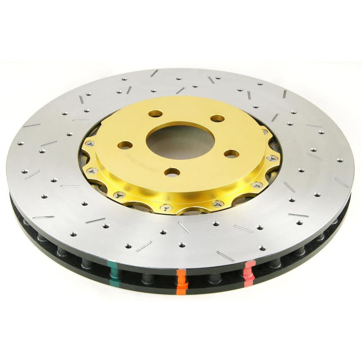 DBA HD 5000 Drilled Slotted 2Pc Brake Rotor Single 328mm Front DBA5046GLDXS