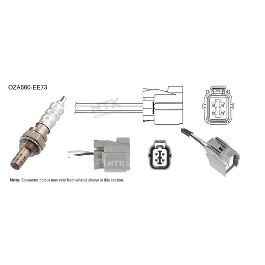 NTK Oxygen Lambda Sensor OZA660-EE73