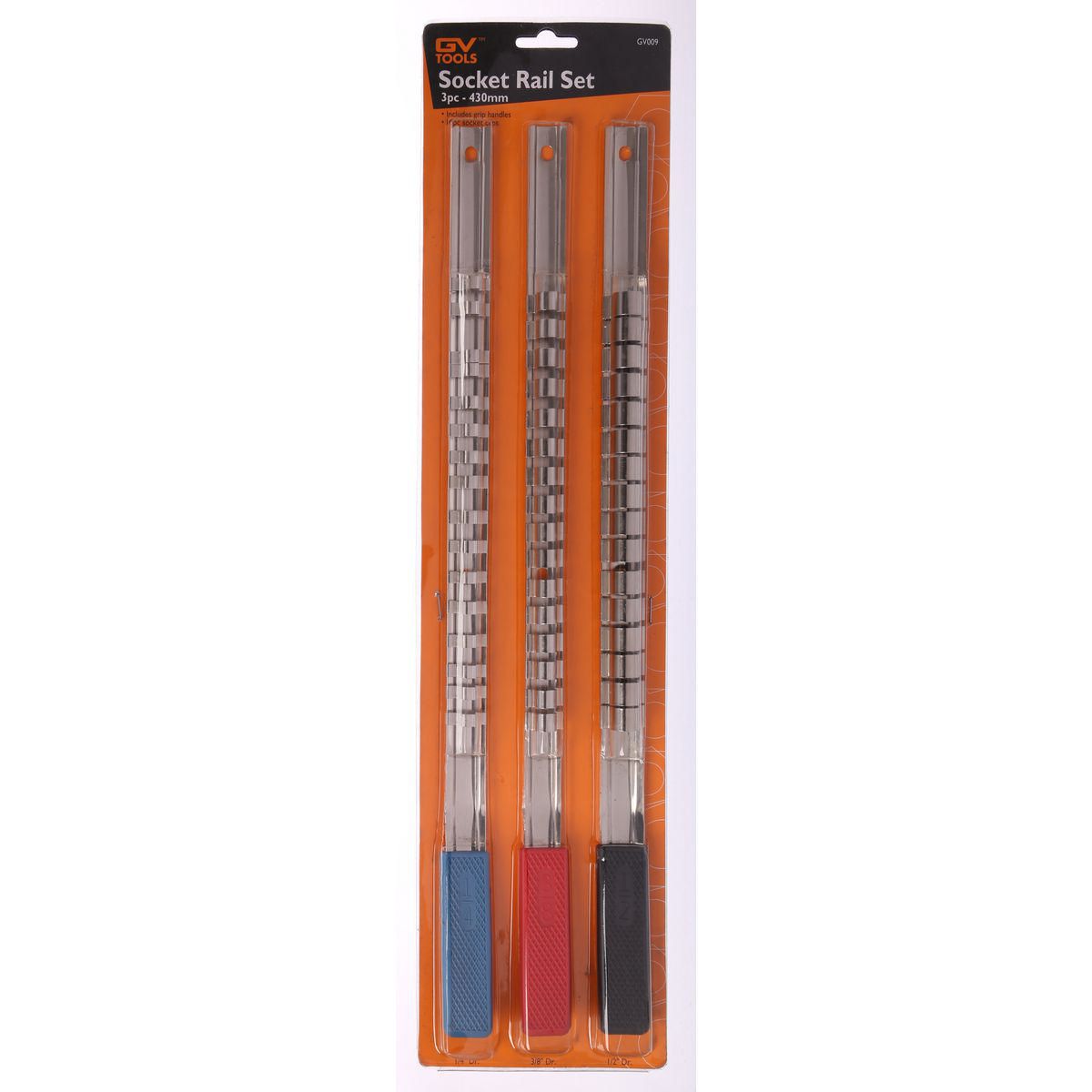 GV Tools Socket Rail 3 Pack GV009-1