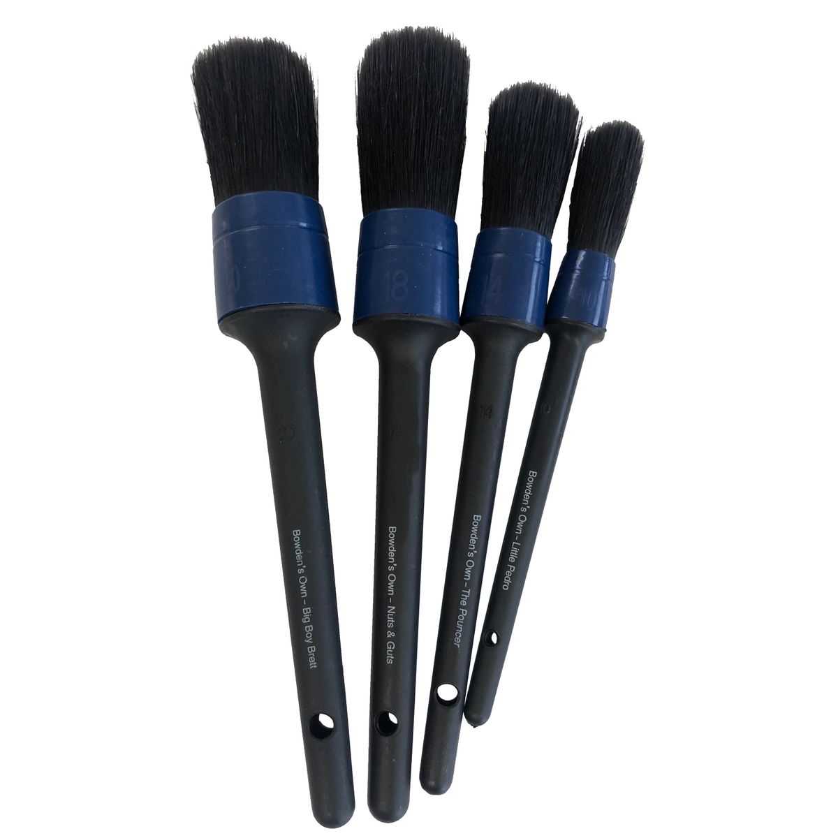 Bowden's Own The Foursome Non-Slip Brush Set 4pc