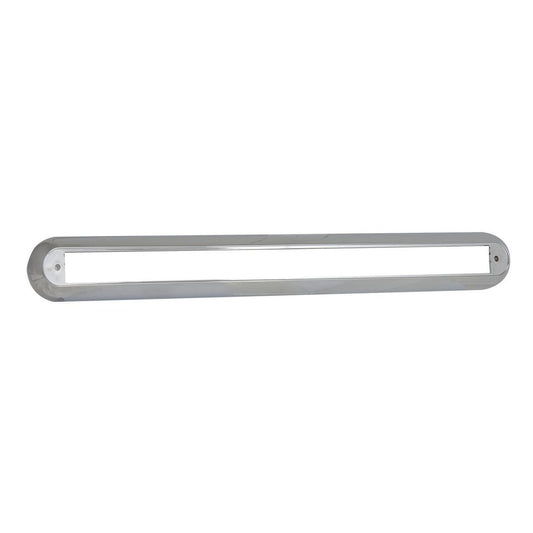 LED Autolamps Chrome Bracket (Suits 380 Strip Light) 380B1C