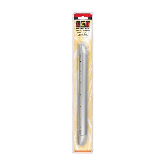 LED Autolamps Awning Lamp Silver 12V 20cm Cable Blister Pack 23260