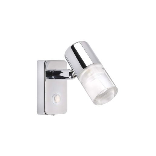 Narva Interior Lamp Chrome Dimming with Switch 10-30V 3200K 87466
