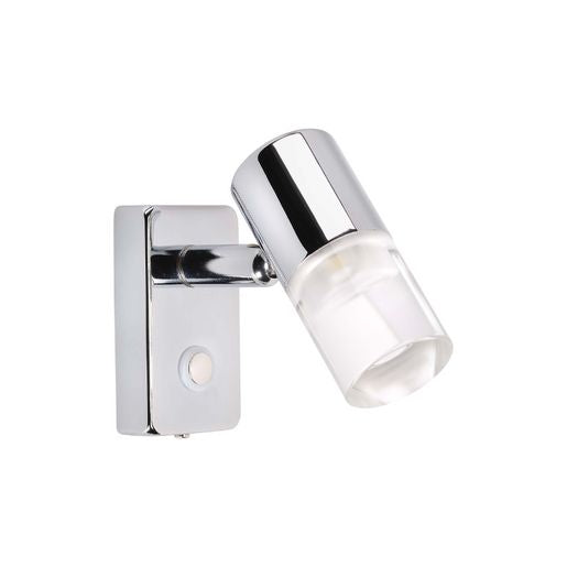 Narva Interior Lamp Chrome Dimming with Switch 10-30V 6000K 87464