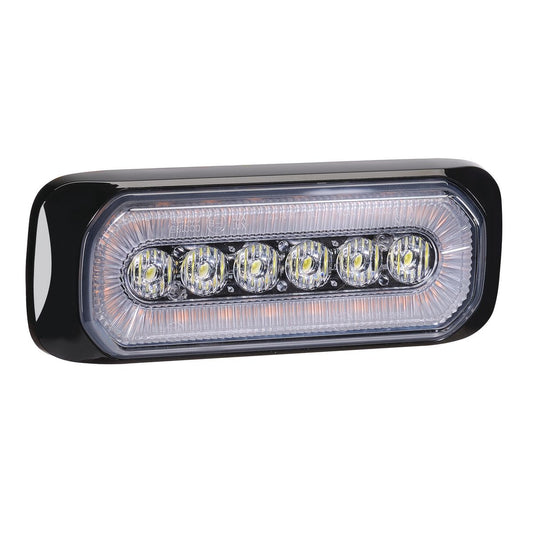 Narva Halo LED Warning Light with Front Marker Amber/White 12-24V 85220AW