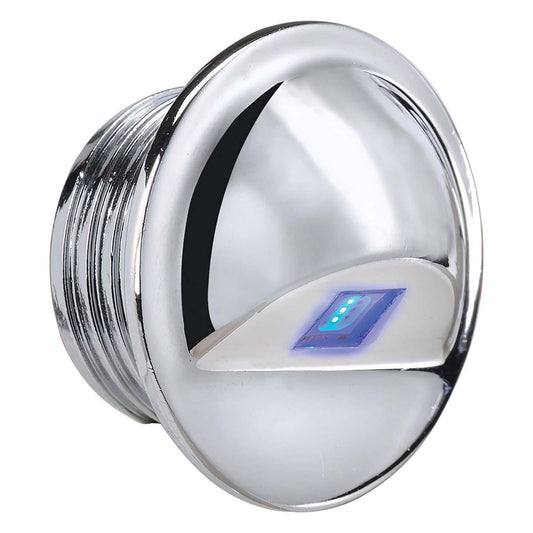 Narva LED Chrome Step Light Blue 10-30V 5700K 87609BL