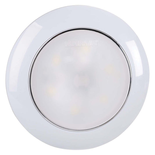 Narva Saturn Dual Colour Interior Lamp with Touch Switch Round White/Red 75mm 12V 5700K 87501WRBL