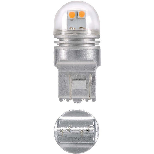 Narva 12V T20 W21W LED Wedge Globes Stop Light 2700K 2PK 18230BL