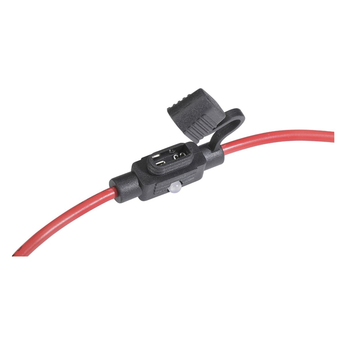 Narva In-Line Mini Blade Fuse Holder with Waterproof Cap & LED Indicator 54412LEDBL