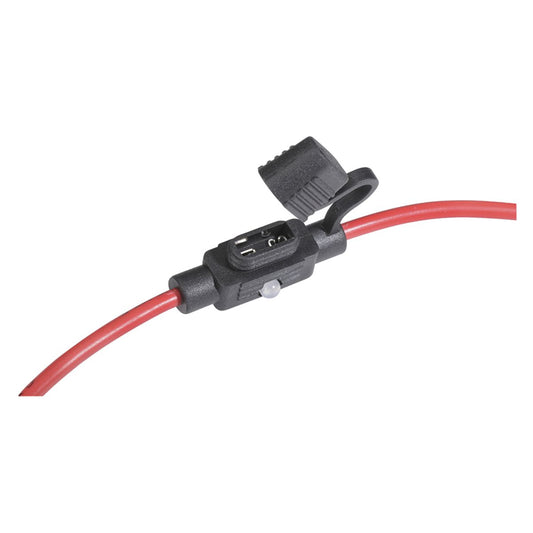 Narva In-Line Mini Blade Fuse Holder with Waterproof Cap & LED Indicator 54412LEDBL