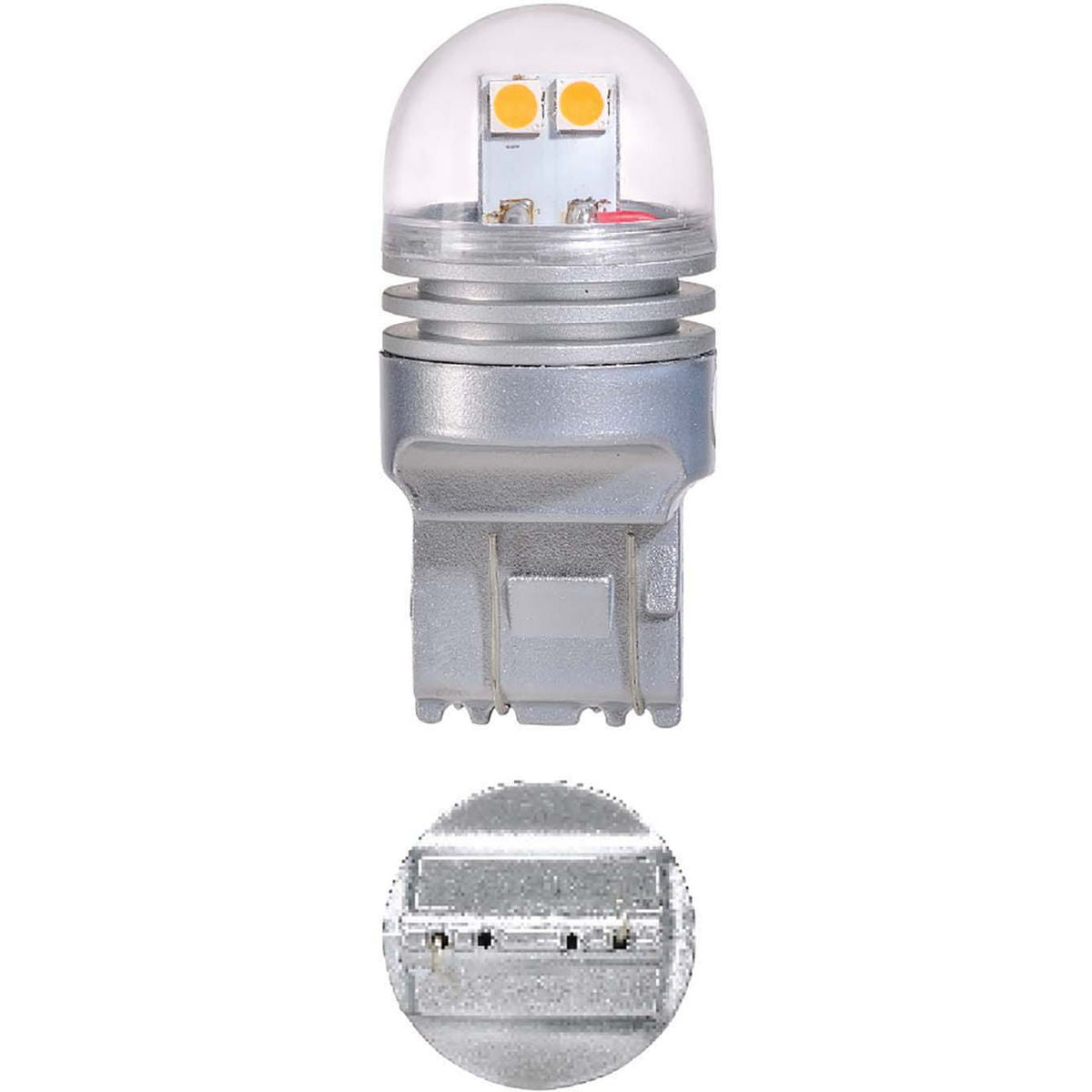 Narva 12V T20 W21/5W LED Wedge Globes Stop Light 2700K 2PK 18228BL