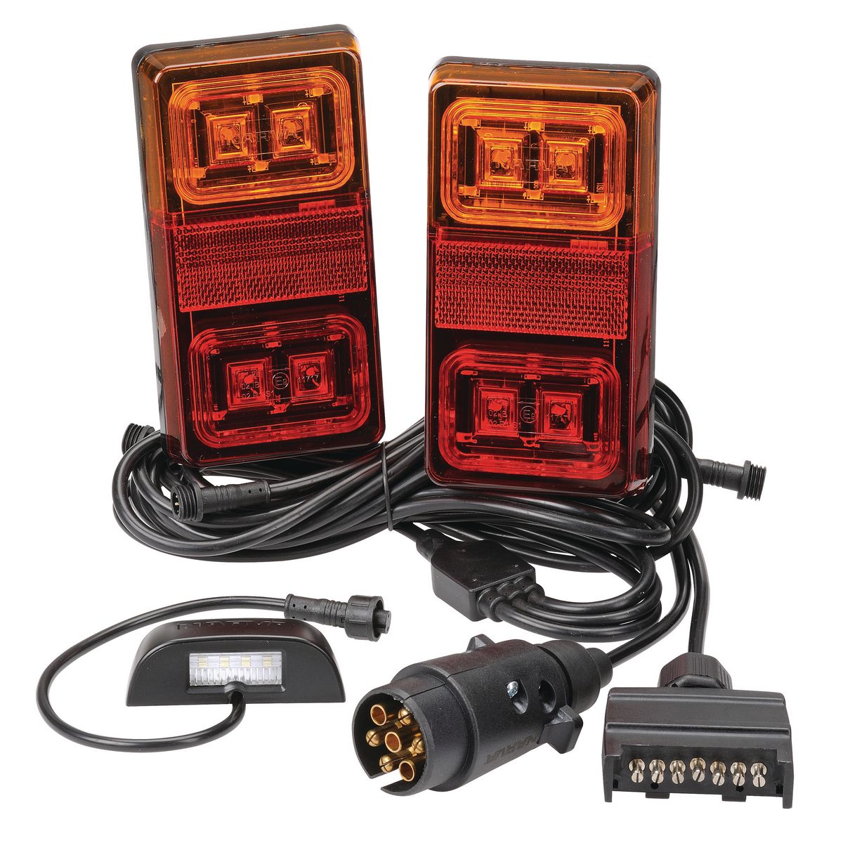Narva LED Plug and Play Trailer Lamp Kit Rectangular 12V 93560BL2
