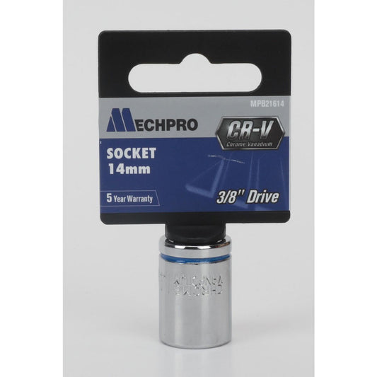 Mechpro Socket 14mm 3/8In Drive Metric