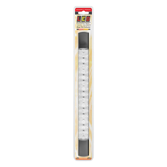 LED Autolamps Stop/Tail/Indicator 16 LED Light Black End Caps 12V 285BAR12