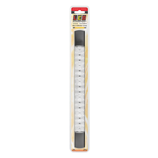 LED Autolamps Indicator Lamp Slimline/Low Profile Rear 285 x 25mm 12V Blister Pack of 1 285BA12