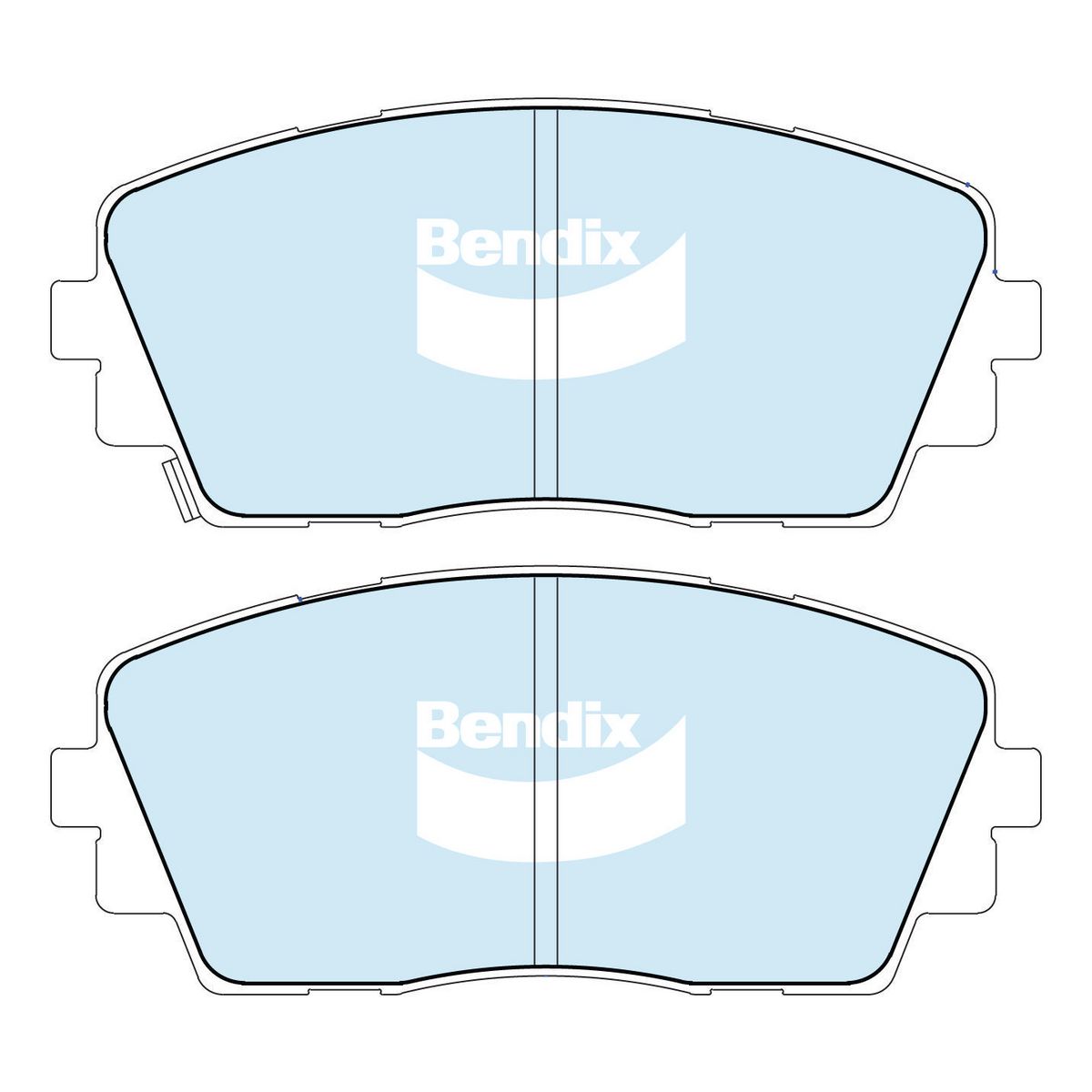 Bendix General CT Brake Pad Set DB2325 GCT