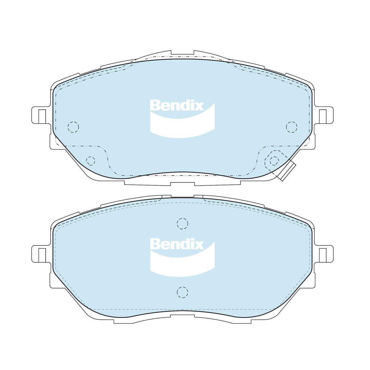 Bendix 4x4 Brake Pad Set DB2479 -4WD