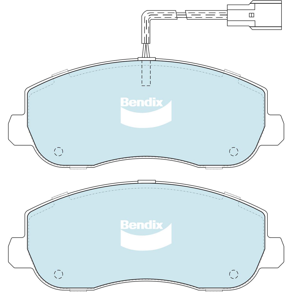 Bendix Heavy Duty Brake Pad Set DB2476 HD