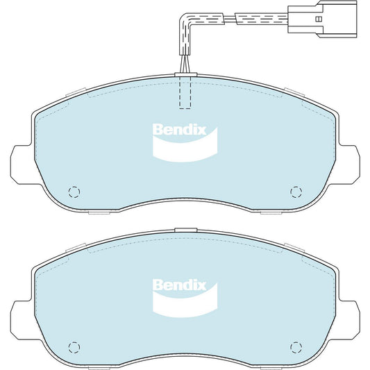 Bendix Heavy Duty Brake Pad Set DB2476 HD