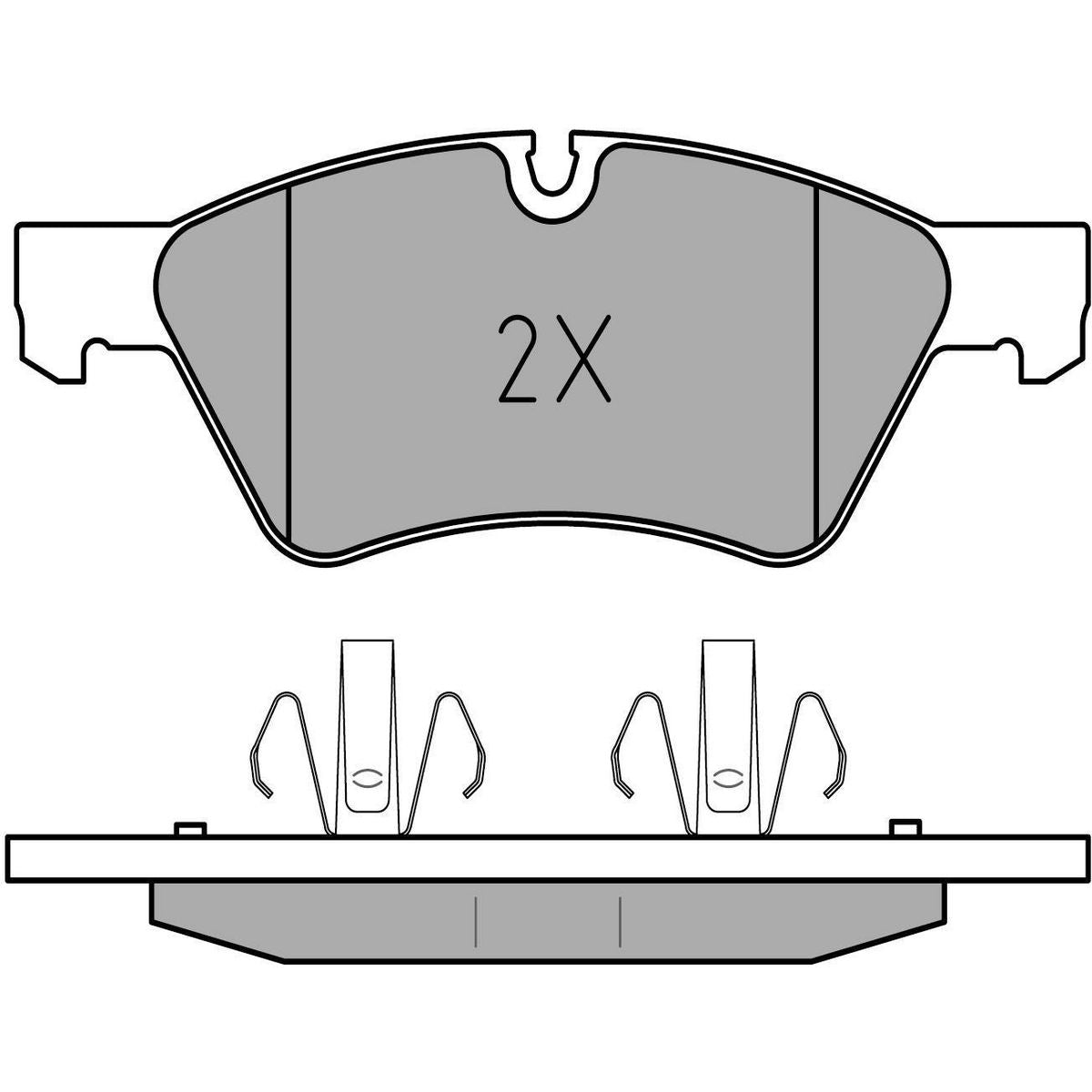 MEYLE Original Brake Pad Set Front 025 239 2221